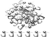 30Pcs Metal Push Pin Picture Hangers for Wall Frames Posters and Home Office Decoration V1369-AZ3-W-12846