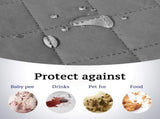 Reversible Sofa Cover for 3 Cushion Couch Water Resistant Couch Cover for Dogs Non Slip Furniture V1258-DP02-C-1277