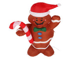 4.92ft Christmas Inflatable Gingerbread Man Cute Rapid Inflation Blow Up Gingerbread Man for Garden V1294-YM0901-3115230113512