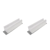 2-Pack Wooden Floor Mirror Holders Full Length Mirror Support Rack for Artwork and Display Stand V1369-AZ3-W-18046