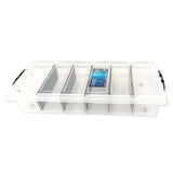 Under Bed 6 Compartment Storer with Wheels 27L Container Tub Storage Unit V238-SUPDZ-39671835131984