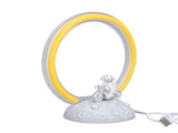 Small Night Lamp Yellow Mini Cute Astronaut LED Desk Light Home Bedroom Night Light Table Decoration V1294-YM0901-3119230119511
