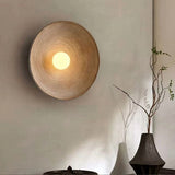 Living Room Resin Wall Lamp - Vintage Japanese Style, 220V, Bedside Background Light V1366-AZ2-W-14561