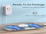 CHOETECH T569-S Magleap 3-in-1 Magnetic Wireless Charging pad with AC Adapter V28-ELECHOT569S