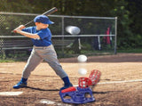 2-in-1 Kids Baseball Training Toy Set with Automatic Pitching and T-Ball Stand, Indoor and Outdoor V1341-ZY-QWMURNJM-PRACTICESET-RED