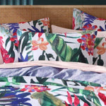 Logan and Mason 250TC Atherton Tropic Cotton Sateen Quilt Cover Set Super King V442-LED-QUILTCS-ATHERTON-TROPIC-SK