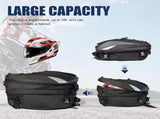 Waterproof motorcycle saddle bag, motorcycle helmet bag, motorcycle backpack, double luggage bag, V1189-LC-QP-00664