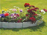 Garden Fence Border Plastic Stone Effect Flowerbed Grass Lawn Plant Decorative Edging Panels 20PCS V1294-YM0717-3111220224913