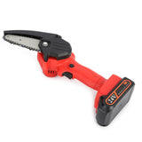 4in Electric Chain Saw Small Rechargeable Handheld Chainsaw for Garden V1294-YM0901-3111210226911