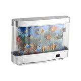 Fish Lamp Decor with Moving Fish & Realistic Tropical Aquarium Mini Artificial Fish Tank with V1369-AZ3-W-23564