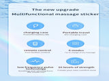 Smart Cervical Spine EMS Massager Sticker with Remote Control & Charging Case - 6 Modes, 16 V888-ELOSUNG29136