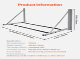 Wall Mounted Folding Tire, 32" - 48" Adjustable Tire, Q235 Heavy-Duty Steel Tire Storage V952-BGSLTJKDKDJ3PDEVOV0