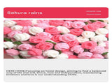 Pink and White Diameter 160 cm -99 Woven Flowers Handmade Rose Bouquet Knit Blanket - Soft Pink V888-ELOSUNG50682
