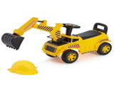 Ride On Toddler Car, Push Car for Toddler 19 to 36 Months, Excavator Digger Toy with Helmet & Music, V952-KBKETCZSTCHHQFYPA001V9