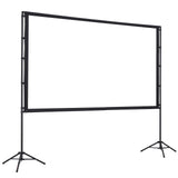 Projector Screen with Stand, 100 Inch 160&deg Wide Angle Indoor Outdoor Projection Screen, 169 4K HD V952-ZJSTYPMEKLJZTWA9Y001V0