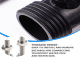 Worgeous Garden Hose Shut Off Valve 3/4 Inch ABS Black for Durable Use and Easy Installation V1189-LWWAL-20260327-03389