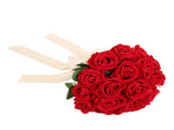 Artificial Wedding Bouquet Fade Proof Minimalist Realistic Silk Roses Bridal Bouquet for Prop V1294-YM0901-3115250086312