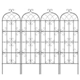 4 Packs Metal Garden Trellis for Climbing Plant Support 71x20 in Rustproof V952-HPJHX4JTH71WYJPT6V0