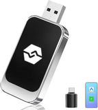 2-in-1 Wireless CarPlay Adapter for CarPlay & Android Auto, Plug & Play Dongle V1263-JX-5094