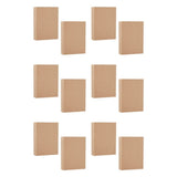 12Pcs A5 Refillable Ring Binder,A5 Kraft Binder Tray with 2 Rings to Add Loose Sheets,A5 Kraft V1369-AZ3-W-11266