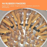 30cm Bird Feather Plucker Machine - Electric Automatic Quail Pigeon Defeathering V238-SUPDZ-21675264114768