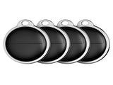 BT Tracker Item Finder Work with Find My, 4 Pack Battery Operated Item Locator with Sound Reminder V1294-YM0901-H48645B