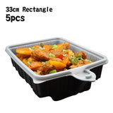 5 Pack Dalat Heating Lunch Box Container 33cm Rectangle V274-HA-SR-DP2000