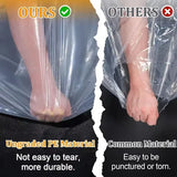 Clear PVC Tarpaulin with Grommets, Waterproof UV-Resistant Protective Sheet for Patios, Greenhouses V1189-LC-HW-00245