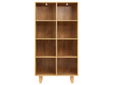 Artiss Bookshelf Bookcase 4 Tiers LEOR Pine FURNI-Q-BSHELF-05-WD