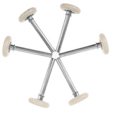 Set of 6 Quiet Nylon Garage Door Rollers with Metal Stems for Smooth and Stable V1192-AZ-W-25544