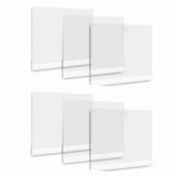 6X Cat Litter Box Pee , High Sided Litter Box Splash Guard, Seamless Urine Leakage Enclosure V1192-AZ-W-23124