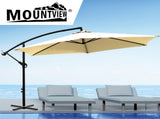Mountview 3M Outdoor Umbrella Cantilever Beige Without Base OD1003-BG