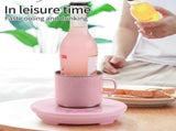 Green Coffee Mug Warmer 55degree for Desk or Home Use V1263-JX-4847