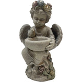 Angel Garden Birdfeeder w Solar Lights 48cm V637-49463BRD