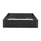 Metal Raised Garden Bed, 8 x 4 x 1 ft Outdoor Galvanized Box, with Open Bottom, Large V952-JSFXZZC841FT6MVQ8V0