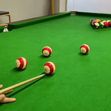 Red White Resin Billiard Training Ball Pool Ball Practice Training Artifact V1369-AZ3-W-15762