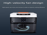 10L Portable Electric Cooler & Warmer Car Fridge with Digital Display 12V/240V Dual Power for V888-ELOSUNG44503