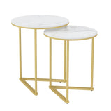 Interior Ave - Nala Gold Nested Side Table Set V355-JJ-XZ196