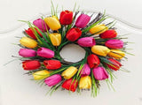 Spring & Summer Wreaths for Front Door Handcrafted Faux Flower Door Decor, Versatile Indoor & V1369-AZ3-W-23692