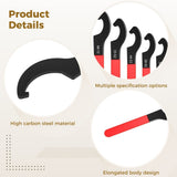 9PCS Hook Spanner Set, Multi-Size Coilover Tools, High Carbon Steel Shock Spanner, V1369-AZ3-W-08673