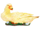 Resin Duck Statue Simulation Duck Ornament Model Decoration for Outdoor Garden YardYellow V1294-YM0901-3111210157812