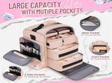 Travel Makeup Bag, Large Cosmetic Case Make up Organizer, Pink
Makeup Bag with 5 Removable Cases, 3 V1107-CS-MZJSDHHY29