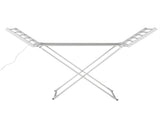 Devanti Electric Heated Towel Rail Rack 18 Bars Freestanding Clothes Dry Warmer TW-C-Y-ALUM