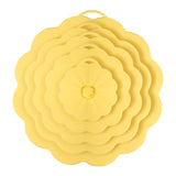 Food-Grade Silicone Stretchable Sealing Lids Set of 5 Leak-Proof Reusable Covers for Bowls, Cups, V1341-ZY-2DTLEPHK-GREEN
