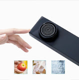 Black Bathroom Faucet Stainless Steel Modern Waterfall Sink Faucet For Home Hotel 2 Hoses V1294-YM0703-3112230013911