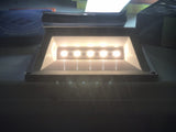 Solar Step Light Warm White with Silver Case V341-SSGL-03