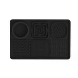 Multi-Functional Slow Feeder Mat for Dogs- Anti-Slip Lick Pad with Multiple Textures Rectangle 2PCS V888-ELOSUNG10448