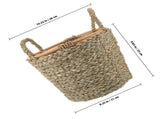 Multi-Purpose Woven Basket, Design, Multi-Color Straw V1366-AZ2-W-19634