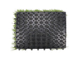 9 Pieces of Interconnecting Artificial Grass Decking Tiles 30cm x 30cm V637-DP23546