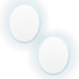 2 Set LED Wall Mirror Round Anti-Fog Bathroom 70cm V274-FT-BM-LEDR-70-X2